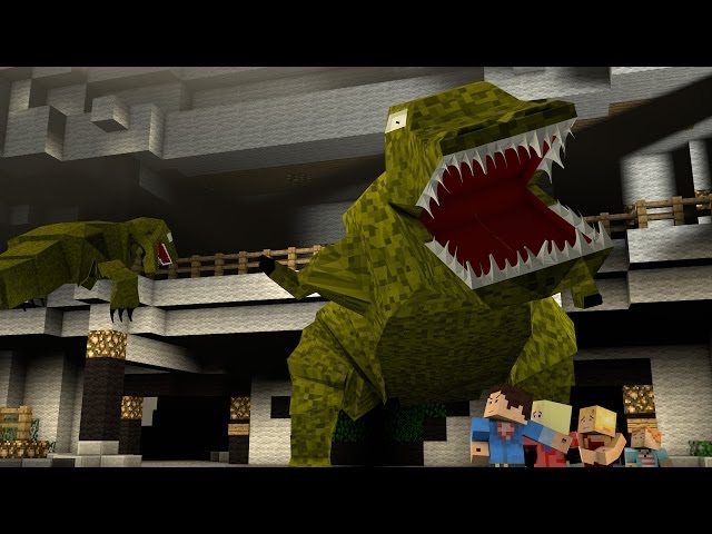 Minecraft Parody Animation : JURASSIC PARK! – INTHEFAME