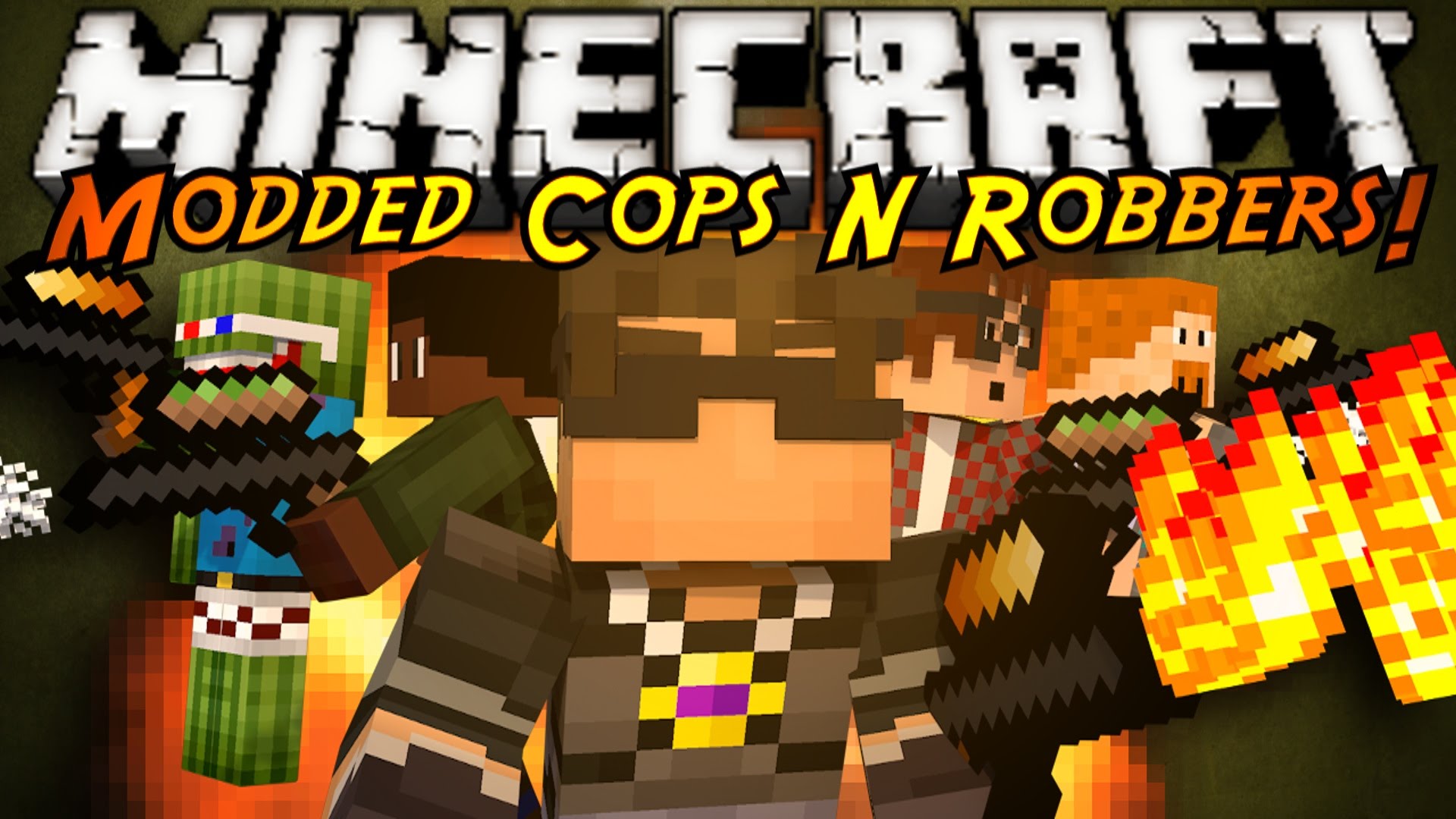 Карта майнкрафт cops and robbers