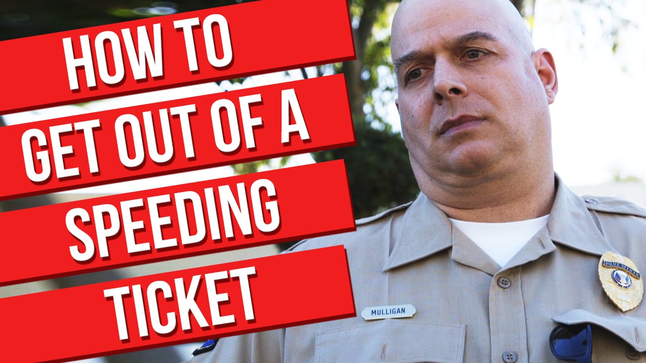 How to Get Out of a Speeding Ticket - INTHEFAME