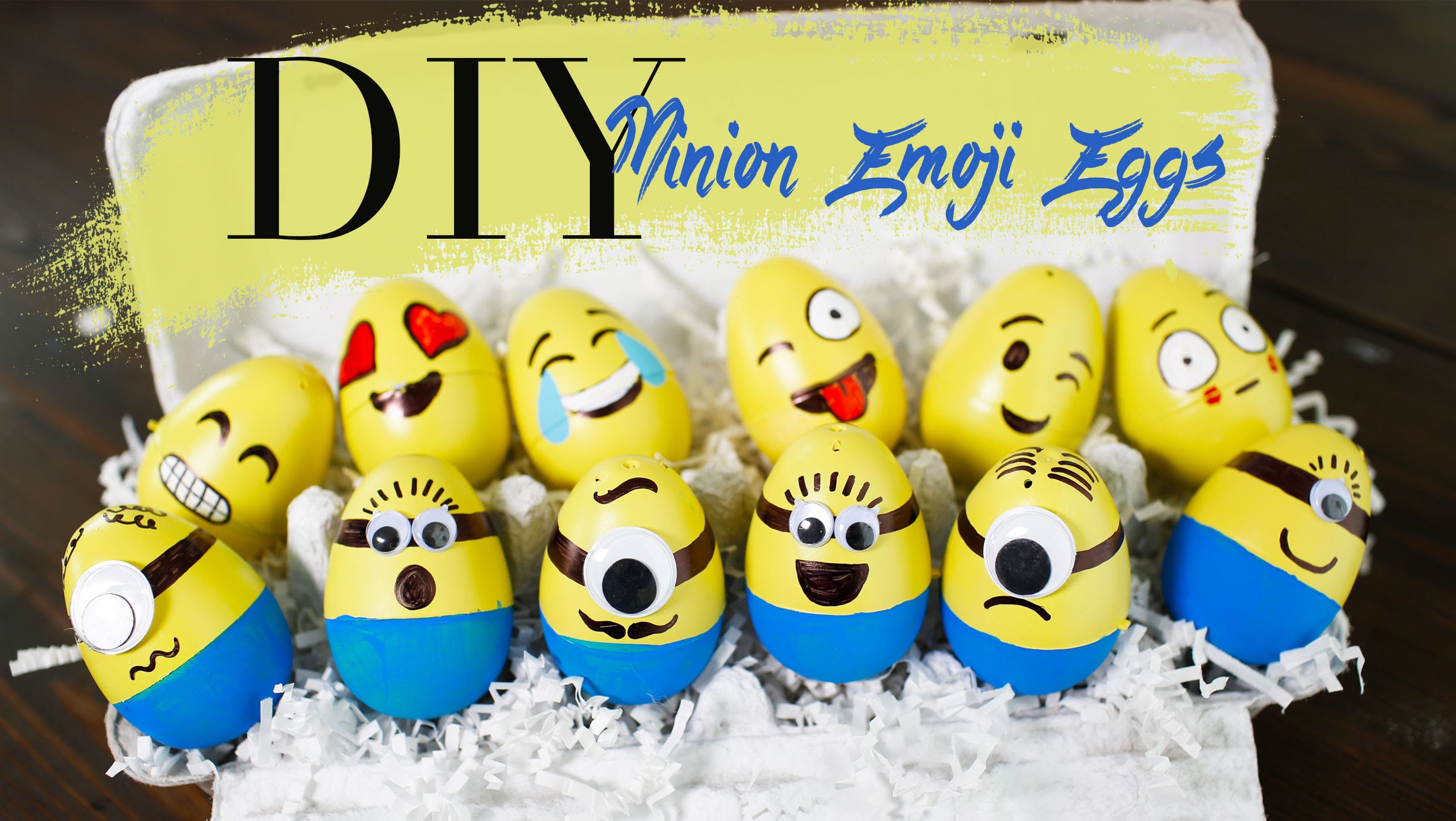 Diy Minion Emoji Easter Eggs | Anneorshine – INTHEFAME