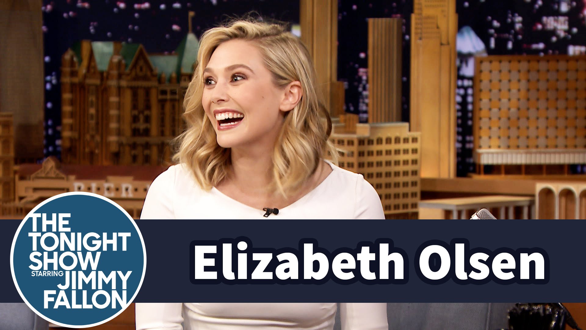 Elizabeth Olsen Jimmy Fallon. Celebs TV shows.