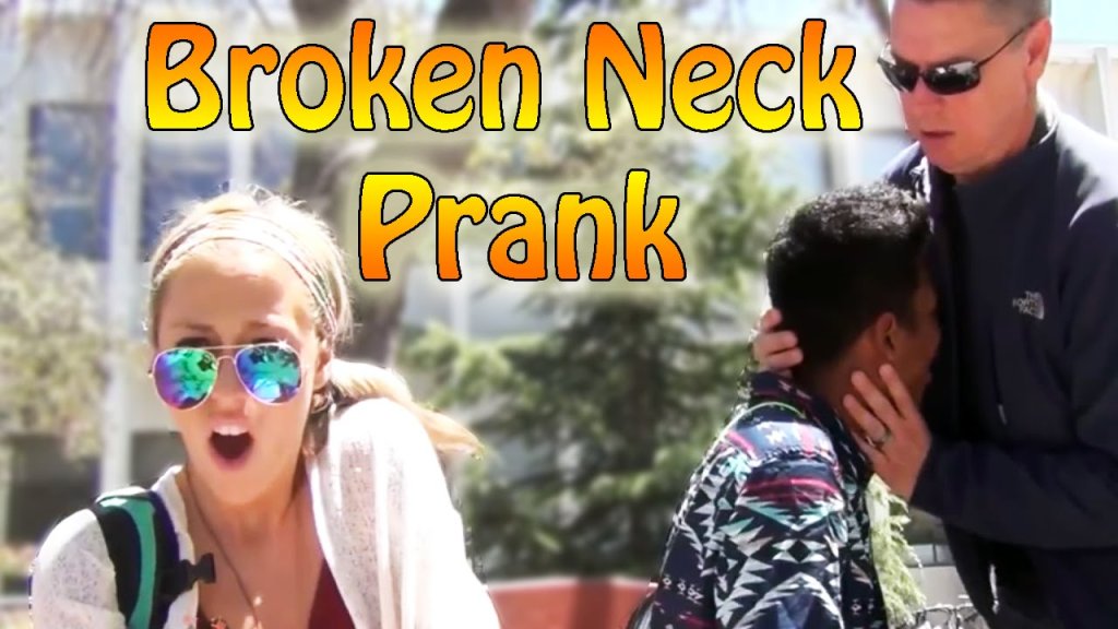 Neck Cracking Gone Wrong \u2013 Broken Neck Prank \u2013 INTHEFAME