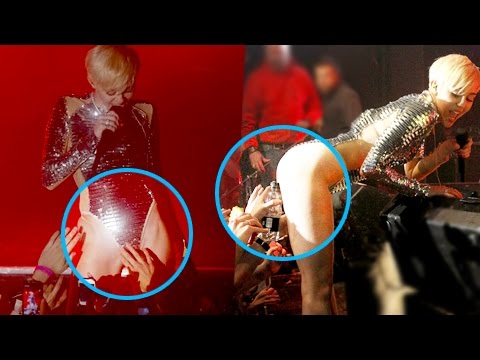 Miley Cyrus Lets Fans Touch Her VAGINA During Performance Unseen Images -.....