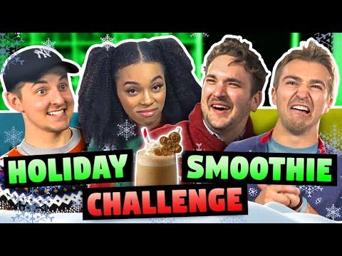 Holiday Smoothie Challenge! (ft. Fbe React Cast) – INTHEFAME