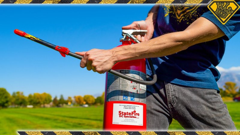 Building a Fire Extinguisher Powered Stomp Rocket – INTHEFAME