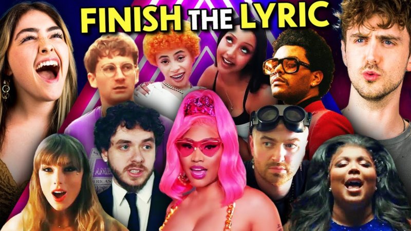 Singers Finish The Lyric – Top Music Hits! (The Weeknd, Jack Harlow ...