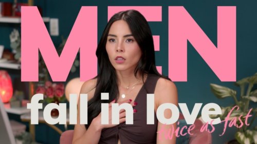 Men fall in love twice as fast as women