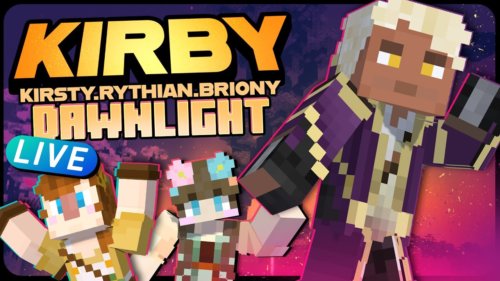 KirbyCraft Dawnlight: Can we finish the Twilight Forest? | Kirsty, Rythian & Briony!