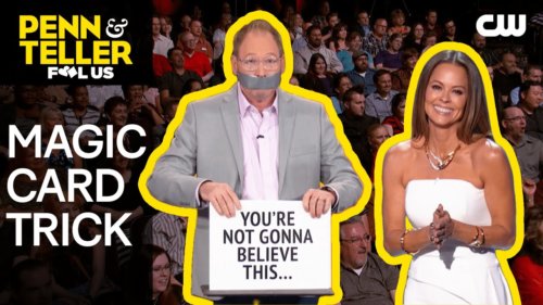 Magician Performs Silent Card Magic Trick | Penn & Teller: Fool Us | The CW