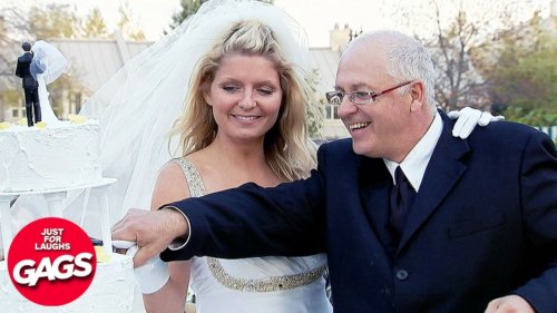 Father-In-Law Crashes The Wedding…| Just For Laughs Gags