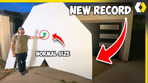 I Built The World’s Largest Paper Airplane