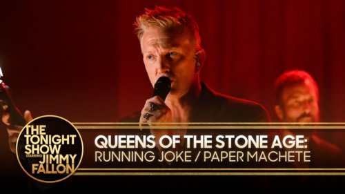 Queens of the Stone Age: Running Joke / Paper Machete | The Tonight Show Starring Jimmy Fallon