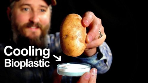 Radiative Cooling Aerogel from Potatoes  (and other DIY bioplastics)